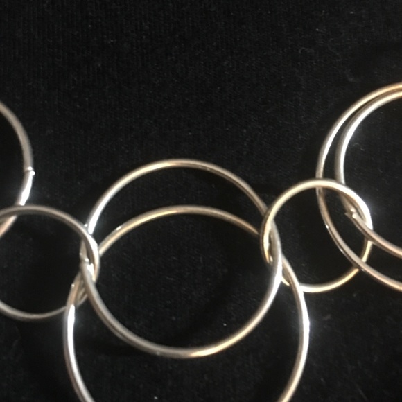 Silver Circle Necklace - Picture 2 of 2